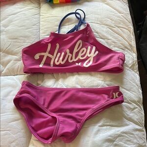 Hurley Magenta Bikini Set